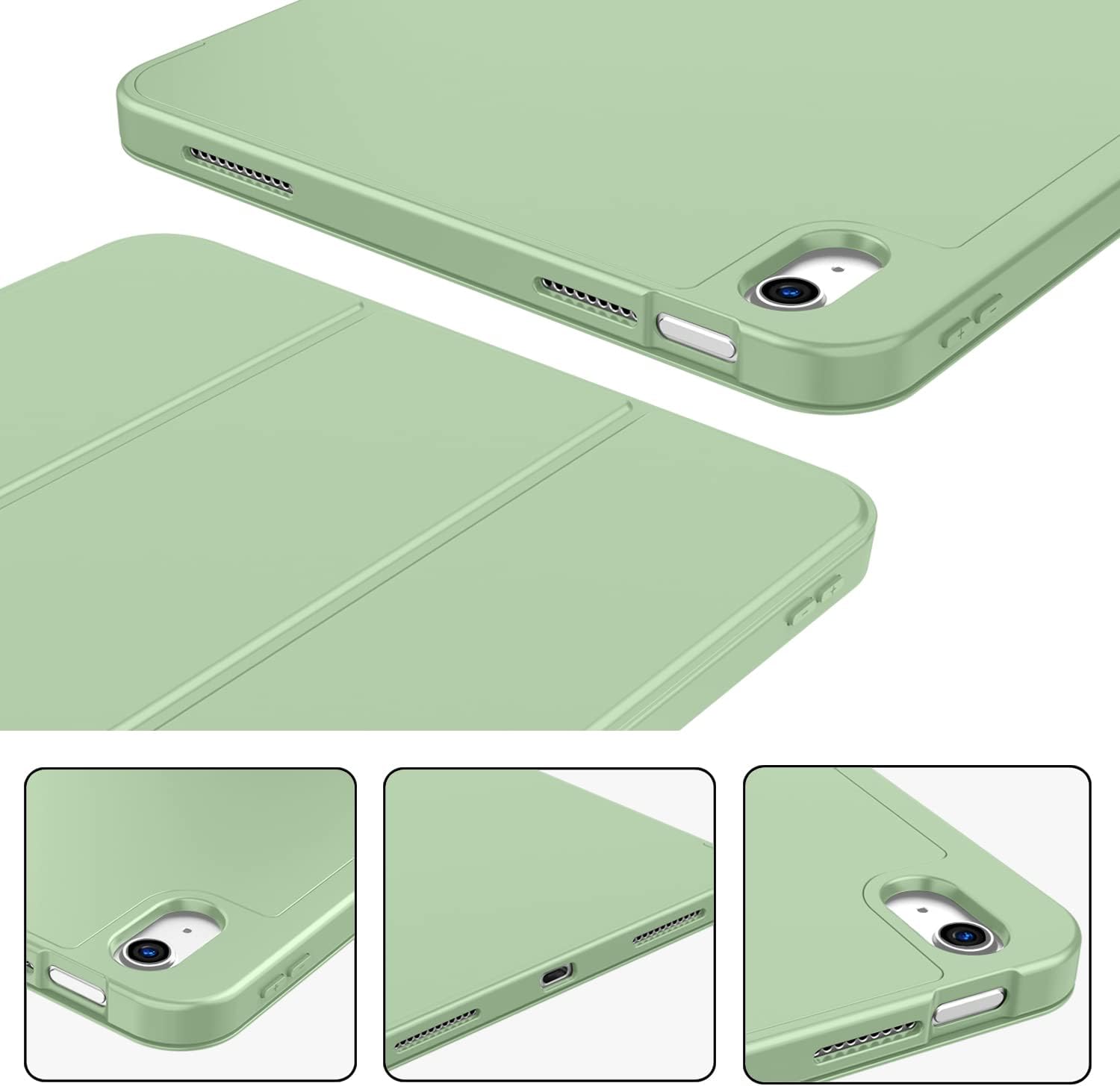 Best iPad Air Case-Smart iPad Air 10.9 inch 5th/4th Gen Case with Soft TPU Back [Support Auto Wake/Sleep]
